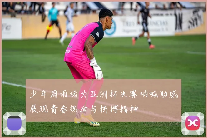 少年周雨诺为亚洲杯决赛呐喊助威展现青春热血与拼搏精神